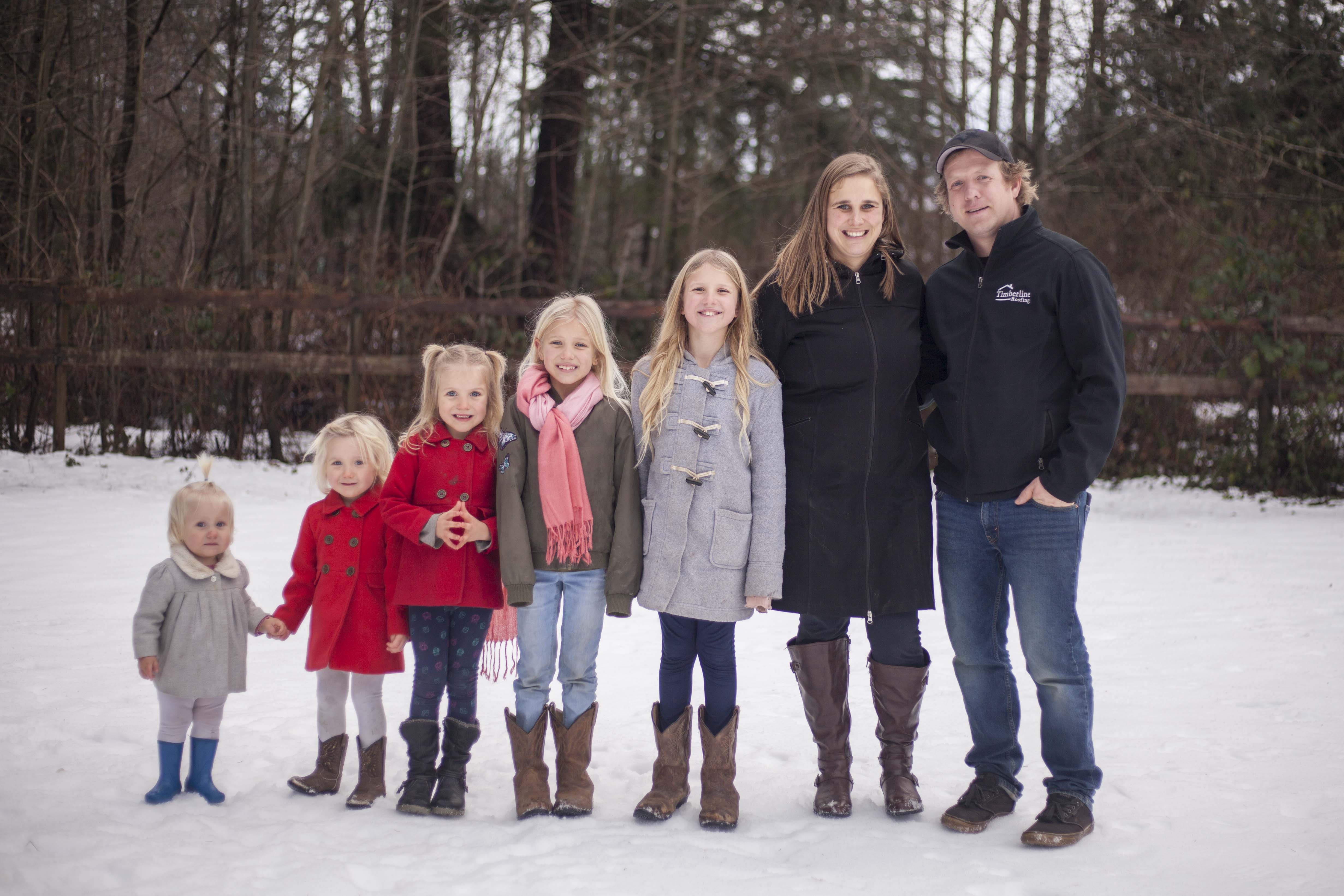 Timberline Roofing family. Courtenay, Campbell River, Parksville